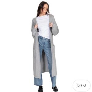 Brunette the label, oversized, maxi cardigan